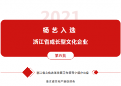 6008集团官方网站入选 “浙江省开展型文化企业”